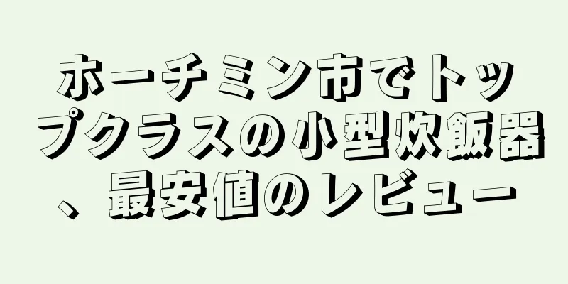 ホーチミン市でトップクラスの小型炊飯器、最安値のレビュー