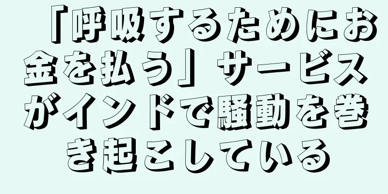 「呼吸するためにお金を払う」サービスがインドで騒動を巻き起こしている