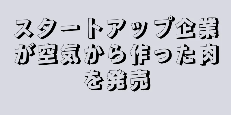 スタートアップ企業が空気から作った肉を発売