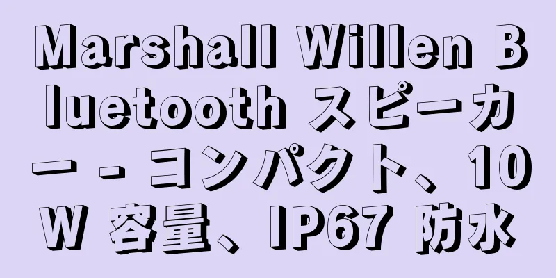 Marshall Willen Bluetooth スピーカー - コンパクト、10W 容量、IP67 防水
