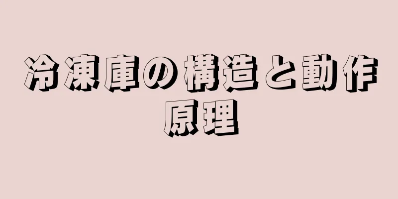 冷凍庫の構造と動作原理