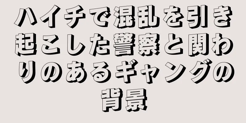 ハイチで混乱を引き起こした警察と関わりのあるギャングの背景