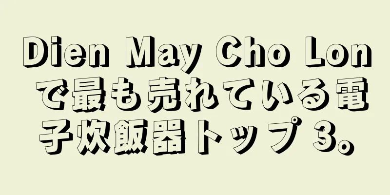 Dien May Cho Lon で最も売れている電子炊飯器トップ 3。