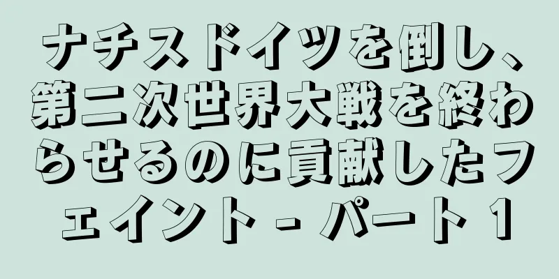 ナチスドイツを倒し、第二次世界大戦を終わらせるのに貢献したフェイント - パート 1