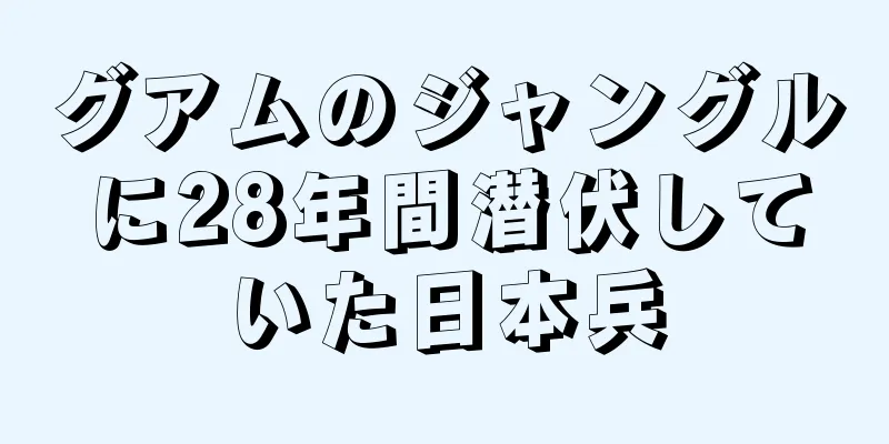 グアムのジャングルに28年間潜伏していた日本兵