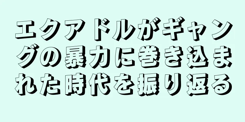 エクアドルがギャングの暴力に巻き込まれた時代を振り返る