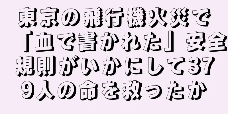東京の飛行機火災で「血で書かれた」安全規則がいかにして379人の命を救ったか