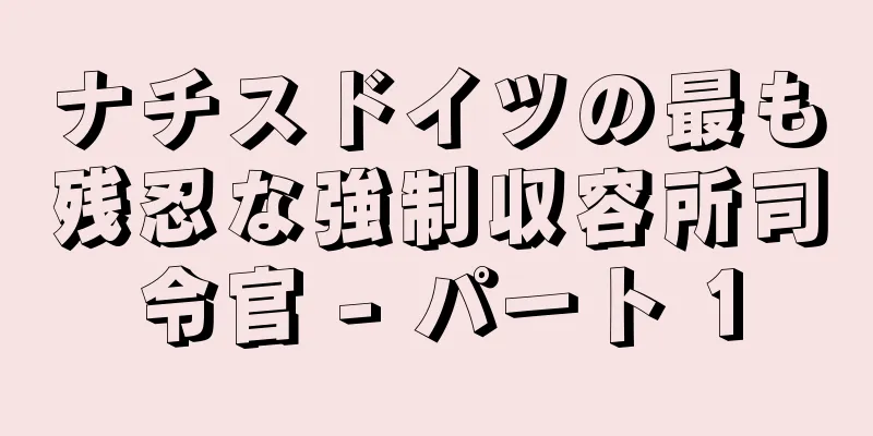 ナチスドイツの最も残忍な強制収容所司令官 - パート 1
