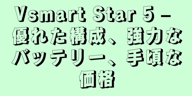 Vsmart Star 5 – 優れた構成、強力なバッテリー、手頃な価格