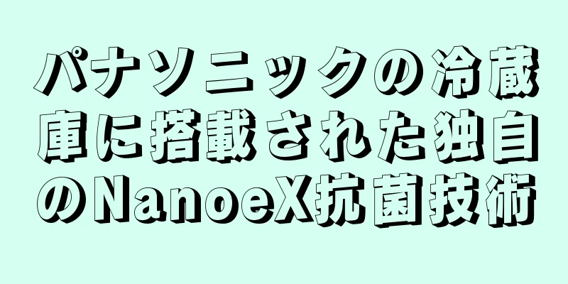 パナソニックの冷蔵庫に搭載された独自のNanoeX抗菌技術