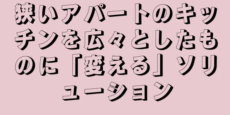 狭いアパートのキッチンを広々としたものに「変える」ソリューション