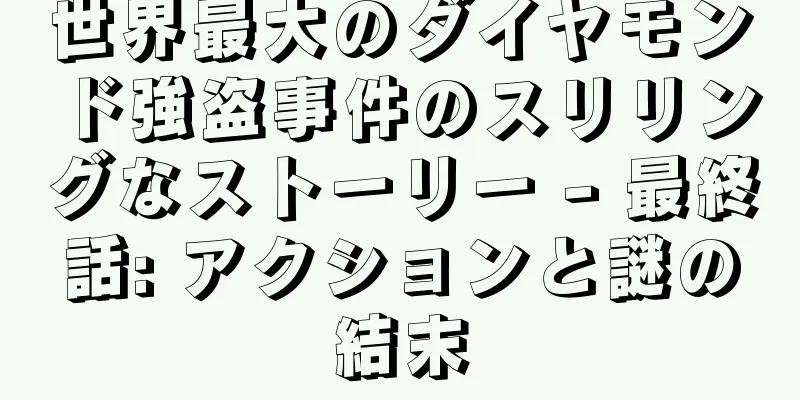 世界最大のダイヤモンド強盗事件のスリリングなストーリー - 最終話: アクションと謎の結末
