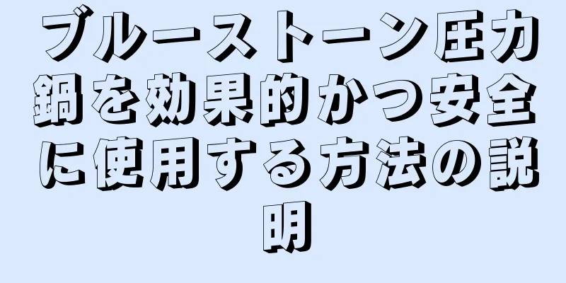 ブルーストーン圧力鍋を効果的かつ安全に使用する方法の説明