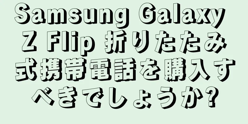 Samsung Galaxy Z Flip 折りたたみ式携帯電話を購入すべきでしょうか?