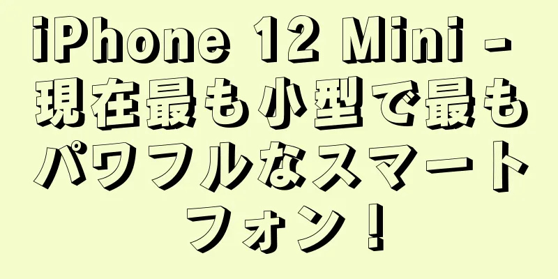 iPhone 12 Mini - 現在最も小型で最もパワフルなスマートフォン！