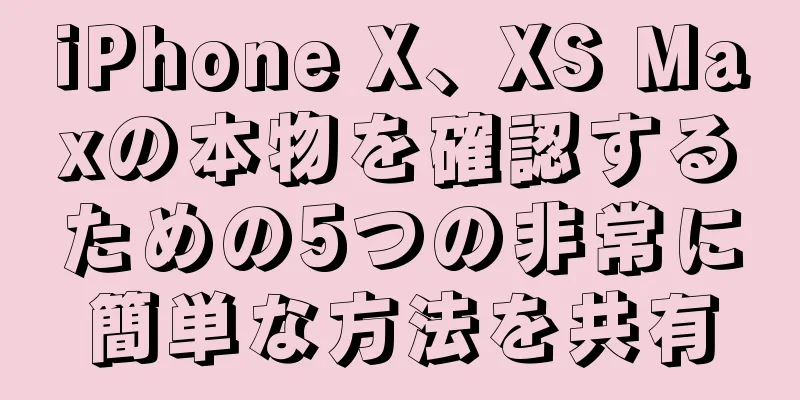 iPhone X、XS Maxの本物を確認するための5つの非常に簡単な方法を共有