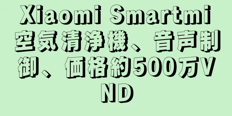 Xiaomi Smartmi空気清浄機、音声制御、価格約500万VND