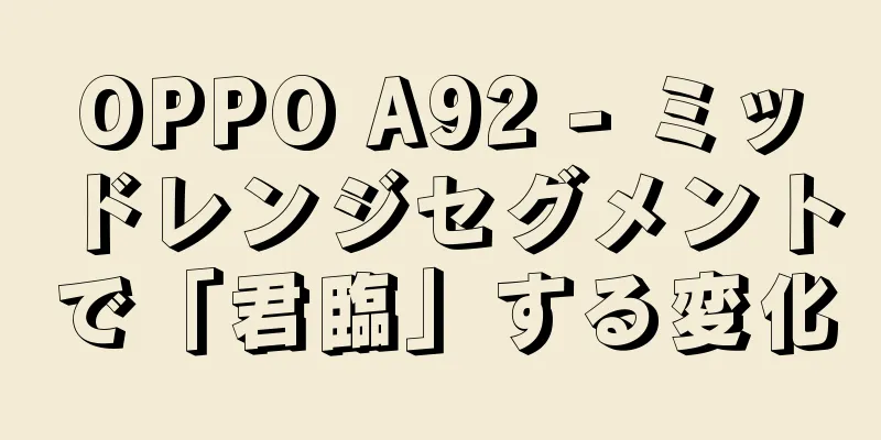 OPPO A92 - ミッドレンジセグメントで「君臨」する変化