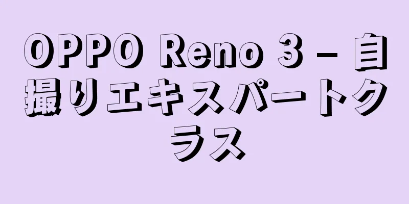 OPPO Reno 3 – 自撮りエキスパートクラス