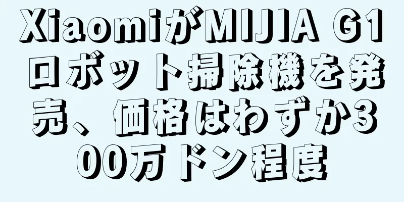 XiaomiがMIJIA G1ロボット掃除機を発売、価格はわずか300万ドン程度