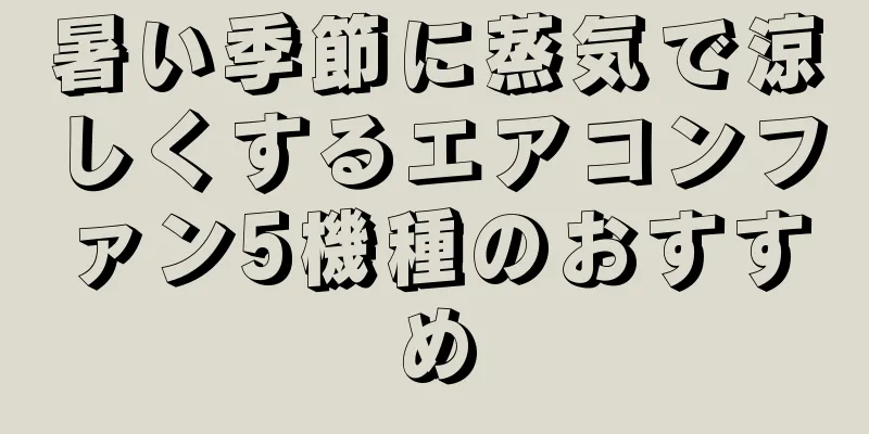暑い季節に蒸気で涼しくするエアコンファン5機種のおすすめ