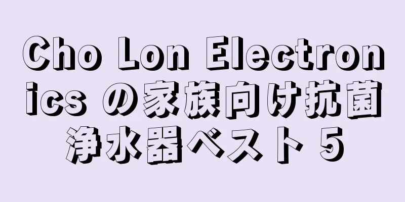 Cho Lon Electronics の家族向け抗菌浄水器ベスト 5