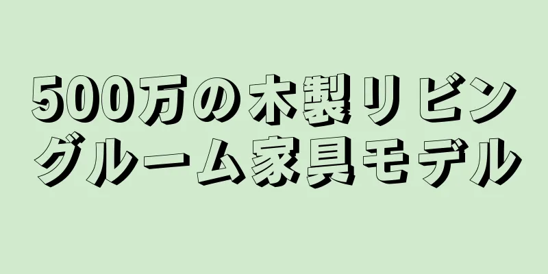 500万の木製リビングルーム家具モデル