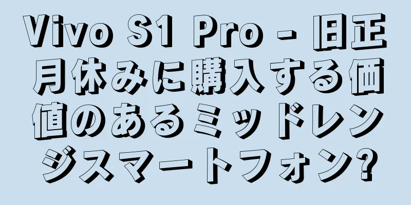 Vivo S1 Pro - 旧正月休みに購入する価値のあるミッドレンジスマートフォン?