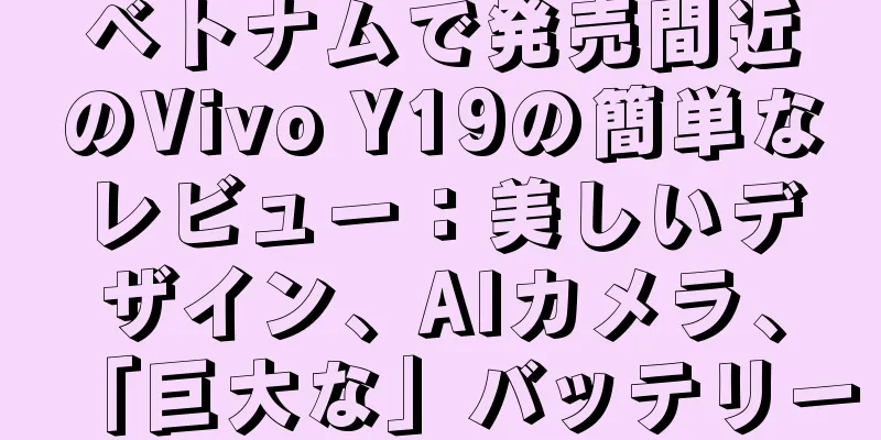 ベトナムで発売間近のVivo Y19の簡単なレビュー：美しいデザイン、AIカメラ、「巨大な」バッテリー
