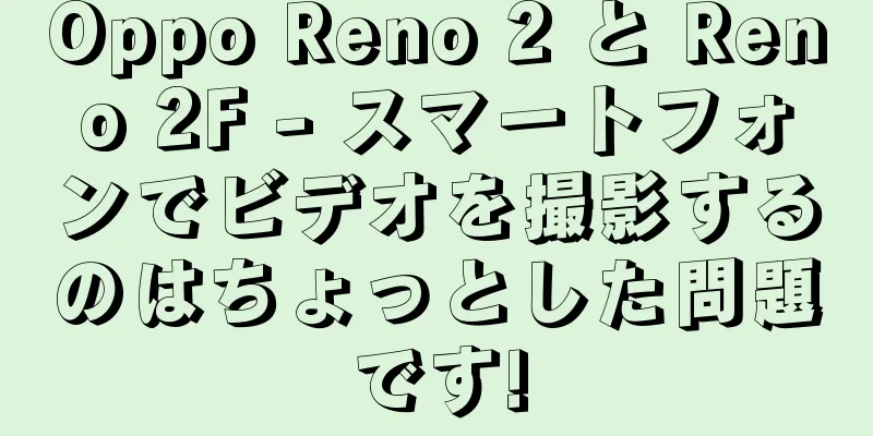 Oppo Reno 2 と Reno 2F - スマートフォンでビデオを撮影するのはちょっとした問題です!