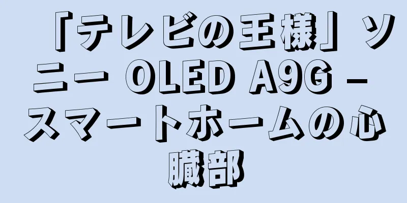 「テレビの王様」ソニー OLED A9G – スマートホームの心臓部