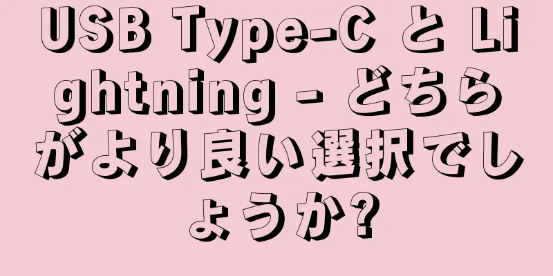 USB Type-C と Lightning - どちらがより良い選択でしょうか?