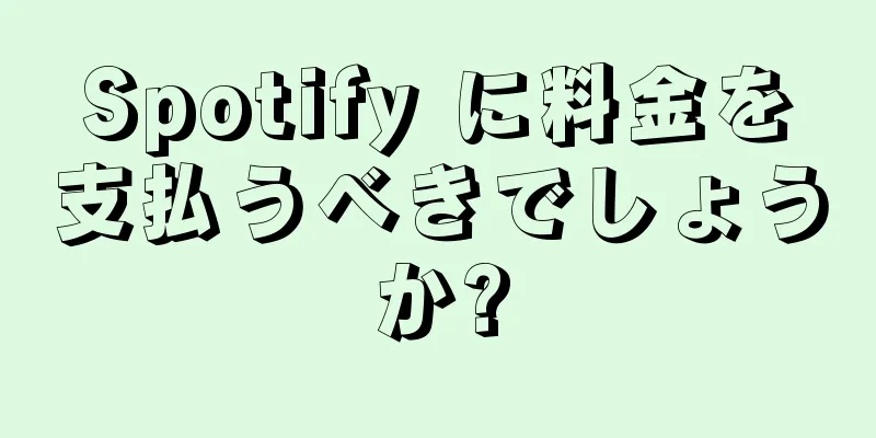 Spotify に料金を支払うべきでしょうか?