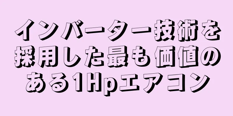 インバーター技術を採用した最も価値のある1Hpエアコン
