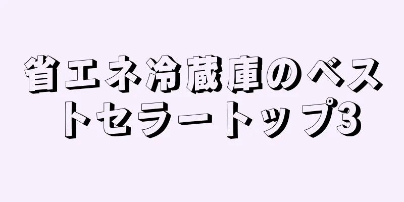 省エネ冷蔵庫のベストセラートップ3