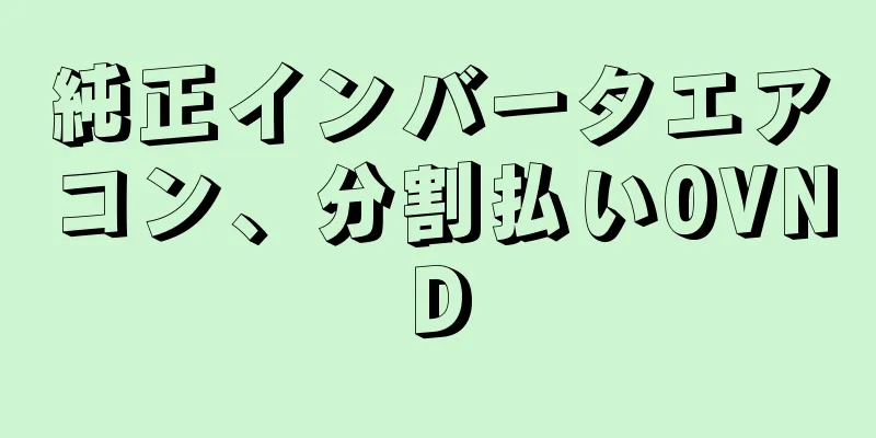 純正インバータエアコン、分割払い0VND