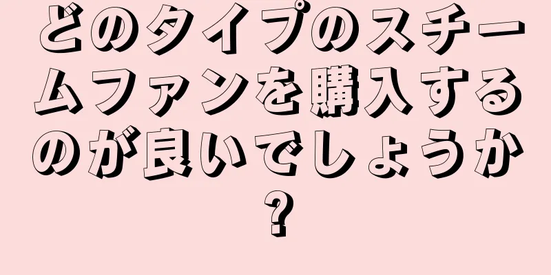 どのタイプのスチームファンを購入するのが良いでしょうか?